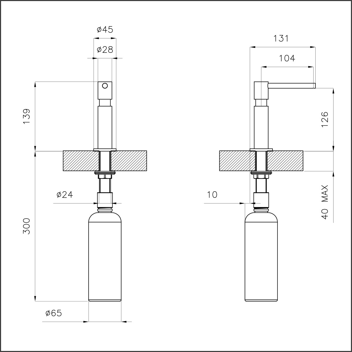 8520100 Диспенсер Evo Satin 8520100 Fosterspa  - Вид №1