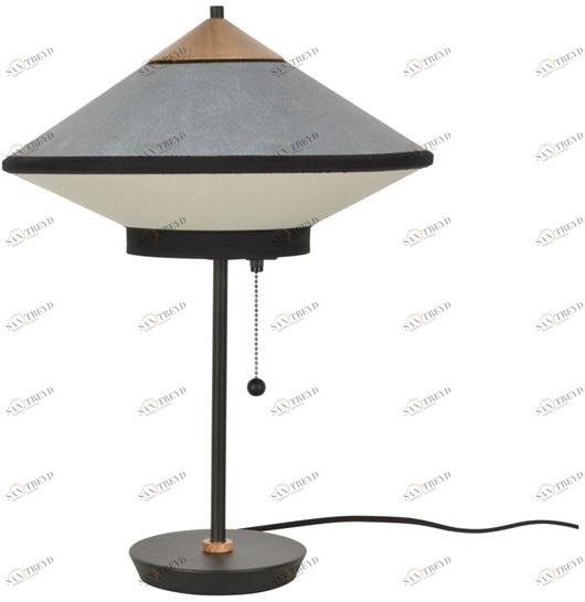 Forestier Прикроватная лампа с бархатным и льняным абажуром Cymbal sun-id-1445935