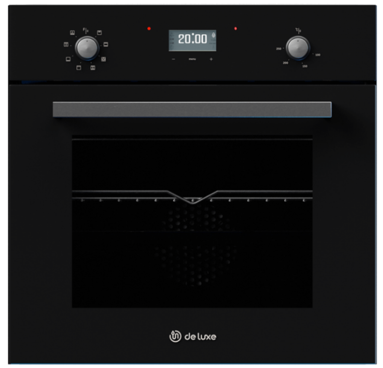 8147661 Электрический духовой шкаф De Luxe 6009.05эшв-047 черный STDN-0013628