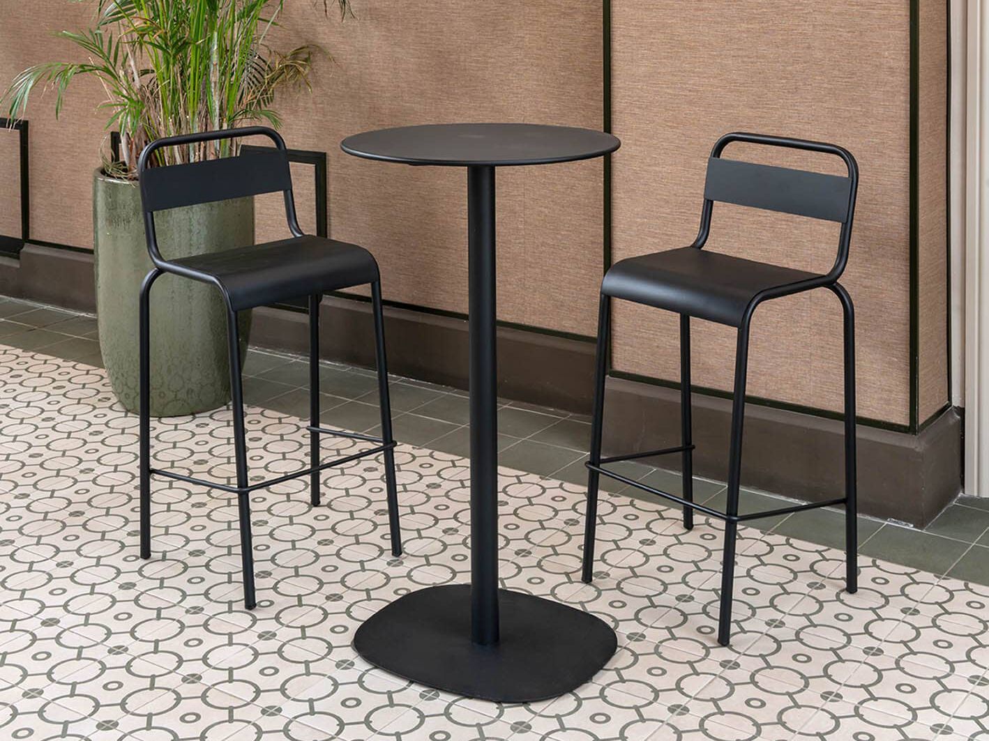 Высокий садовый стол из стали с порошковым покрытием iSimar Bora ARCH-00027787 - Вид №1