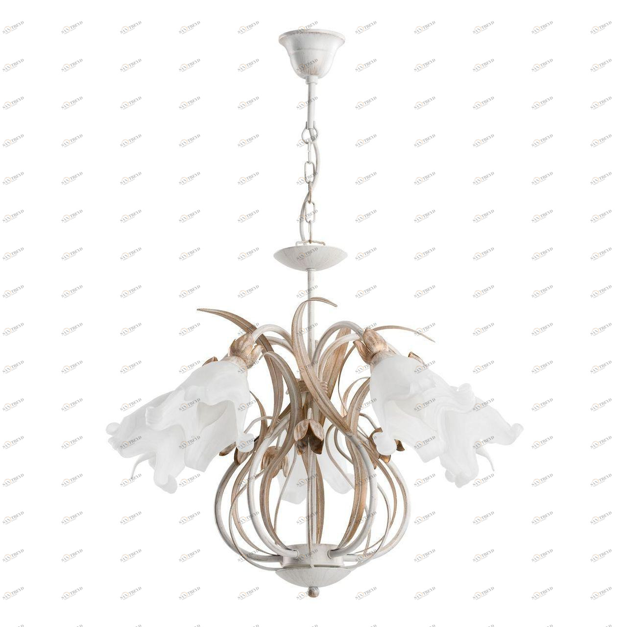 Подвесная люстра Alfa Estera New 17075 ALFA ДИЗАЙНЕРСКИЕ, ESTERA NEW 186284 Белый 