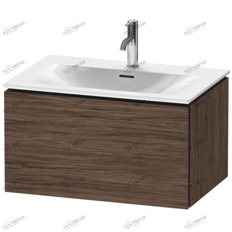 LC613602121 L-Cube Тумбочка подвесная Орех темный декор Duravit