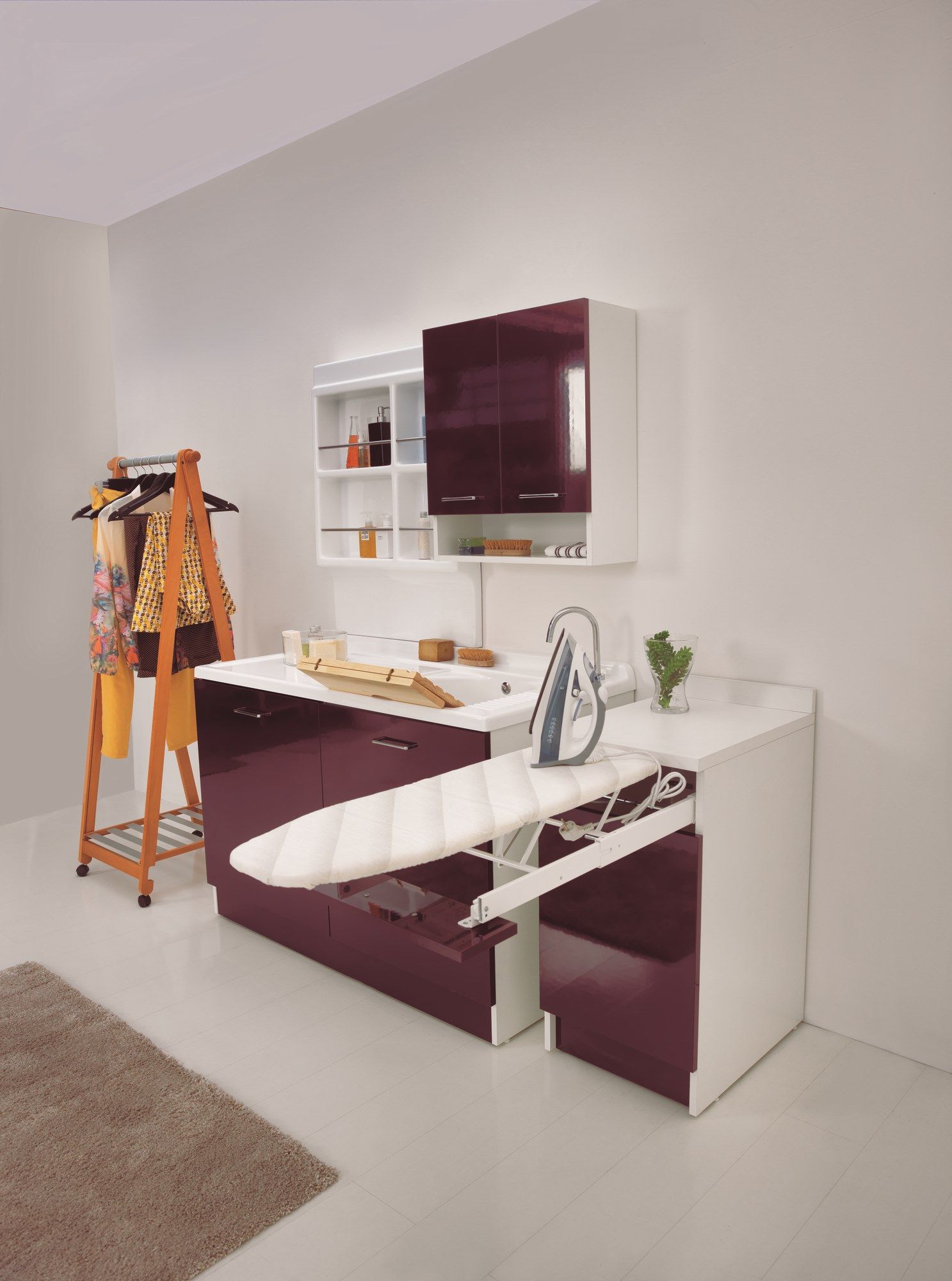 Керамический модульный шкаф для белья со стиральной машиной COLAVENE Active Wash ARCH-00139232 - Вид №16