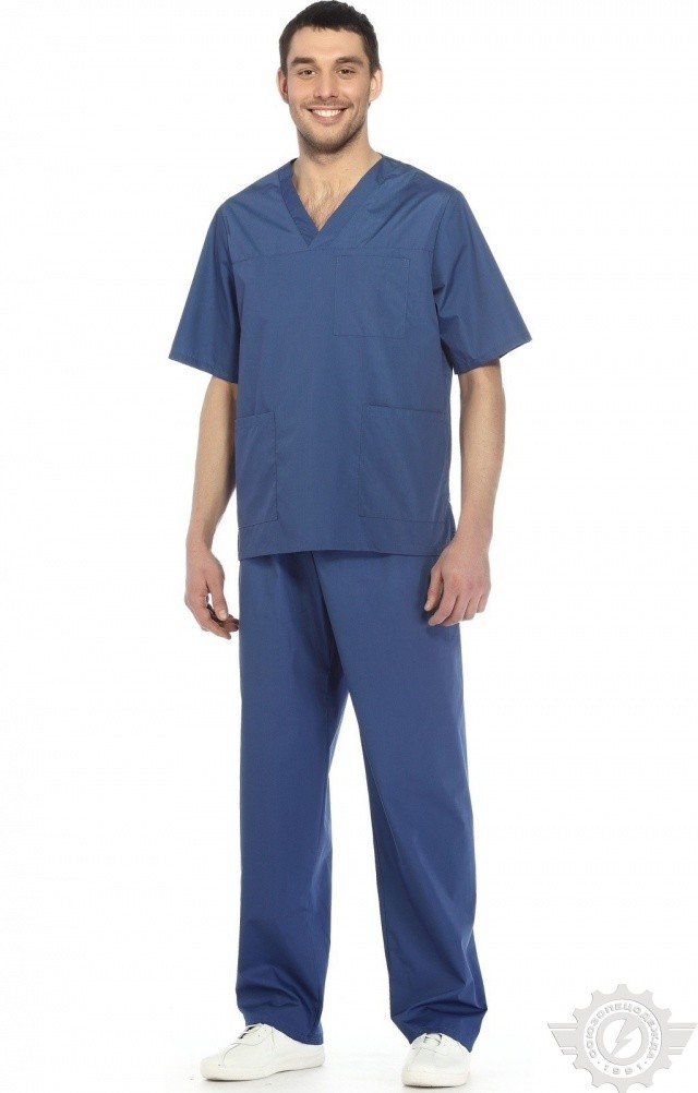 5028513 Костюм "Спец" василек  Медицинская одежда  размер 44-46/158-164 Спецодежда  - Вид №5