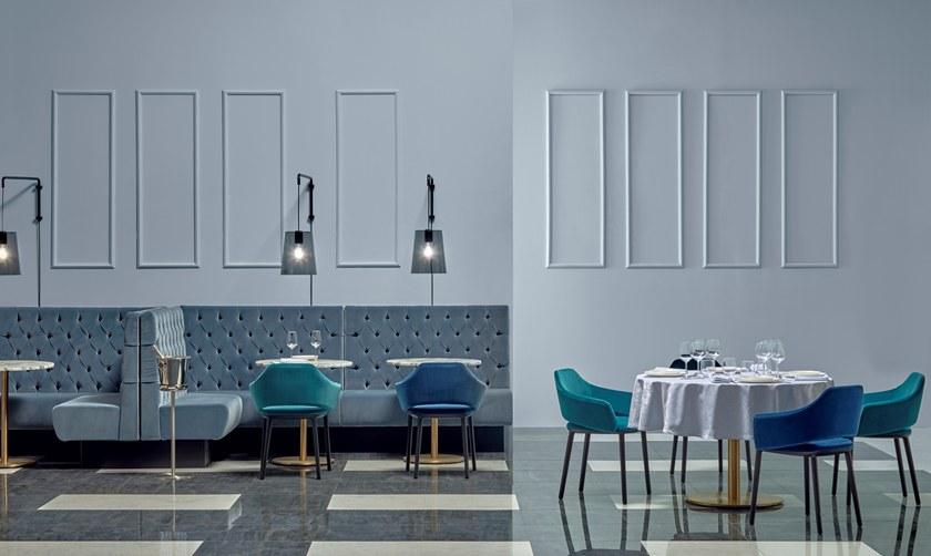 Pedrali Мягкое кожаное кресло с подлокотниками Vic 646 - Вид №7