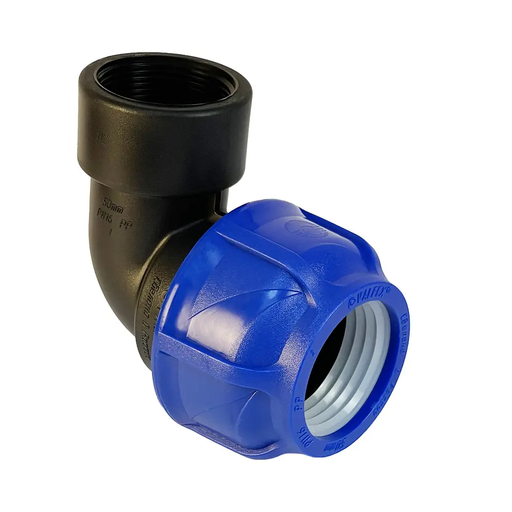 Отвод комбинированный 90° ПНД Valfex 1 1/2"x50 мм ВР 1210012350112 86922409 STLM-2145476  - Вид №1