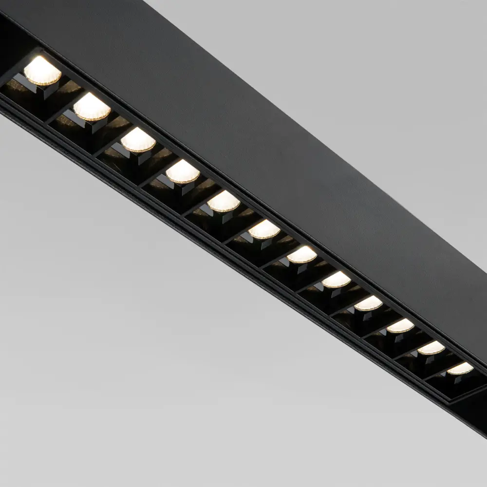 Трековый светильник Elektrostandard Slim Magnetic магнитный 12 Вт 4200K 5 м² цвет черный 85069967 STLM-2159008  - Вид №2