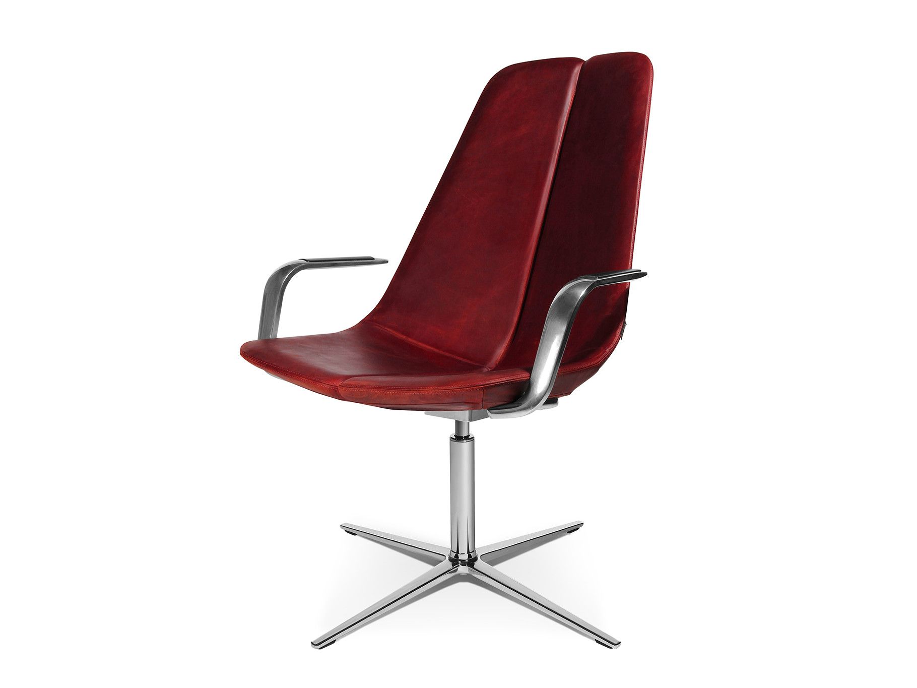 Спицевое вращающееся кресло с подлокотниками Wagner W-Lounge ARCH-00097424 - Вид №1