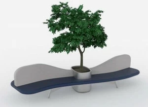 Manufatti Viscio Скамья из ткани со спинкой Eolo