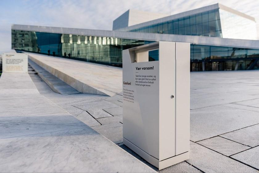 VESTRE Урна для мусора с пепельницей Bloc sun-id-1465457 - Вид №3