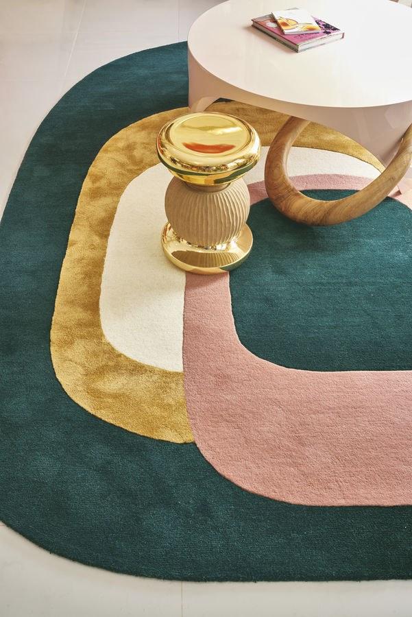 Toulemonde Bochart Тканевый ковер в стиле 70-х с геометрическими мотивами The designers sun-id-1387989 - Вид №3