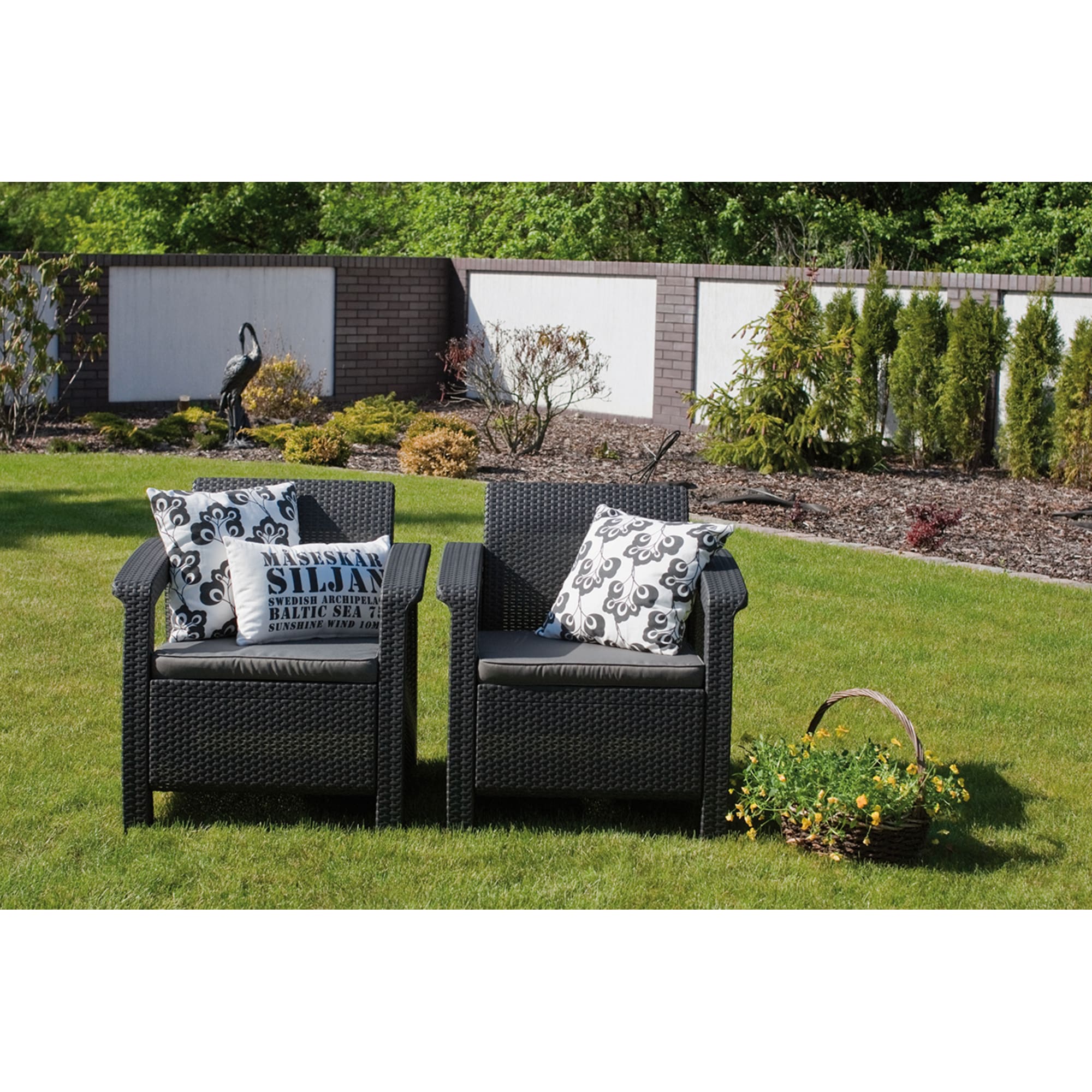 82640741 Подушка для садовой мебели Keter цвет теплый коричневый Santreyd  - Вид №4