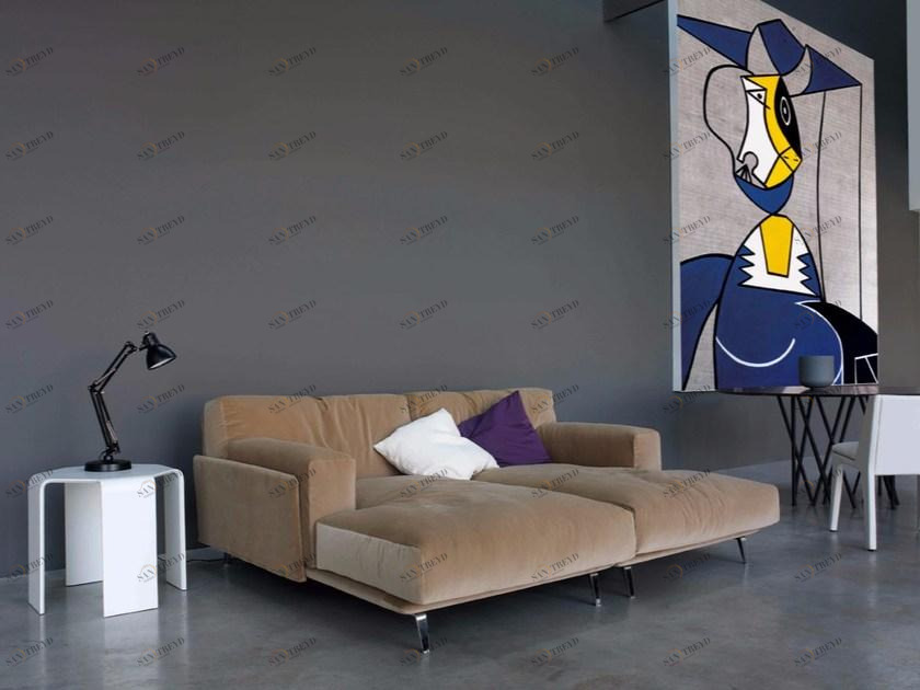 arflex Мягкая кушетка из ткани Frame sun-id-1446690