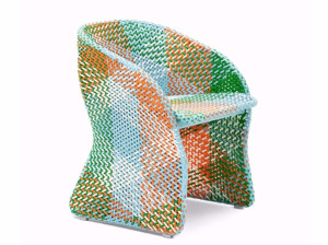 Синтетическое волокно сад стул с подлокотниками