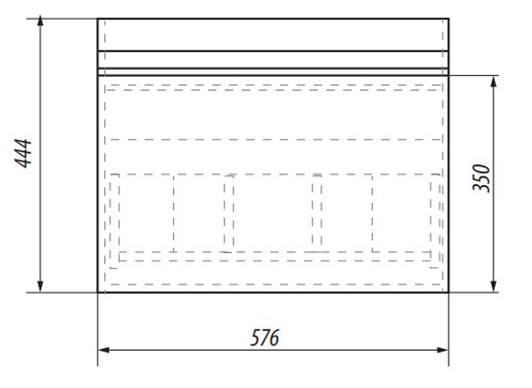 99.0909 Тумба под раковину Dreja Grace - Вид №1