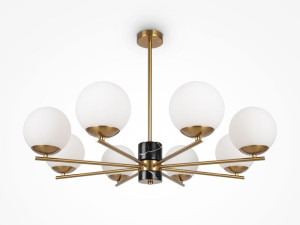 Металлическая люстра