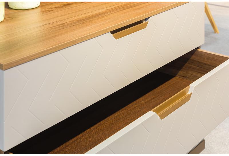 1432 Комод с 3 ящиками Сканди Грей R-HOME 4009264h_Грей - Вид №1