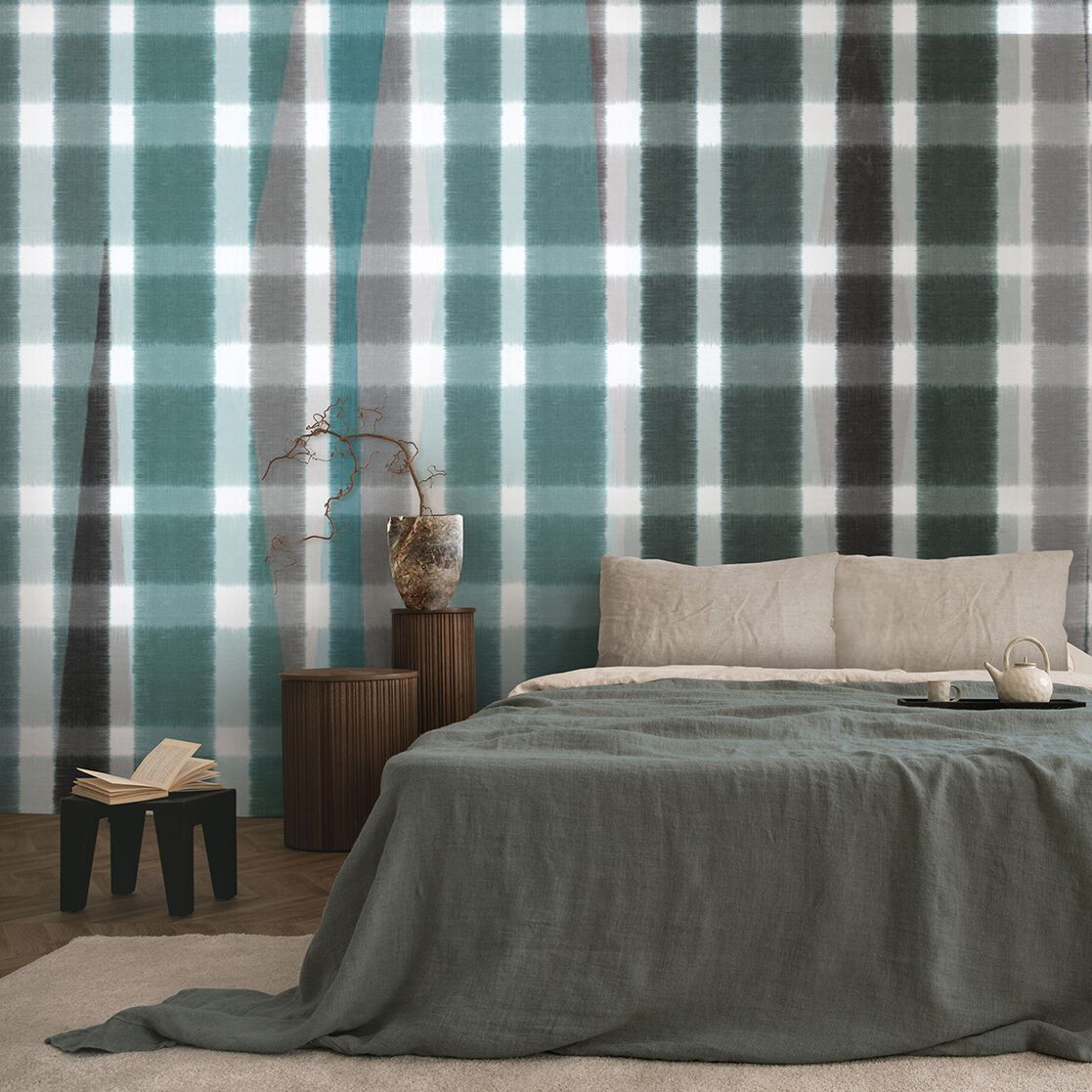 Обои с эффектом ткани N.O.W. Edizioni TEXTILE / TARTAN ARCH-00077549 - Вид №2