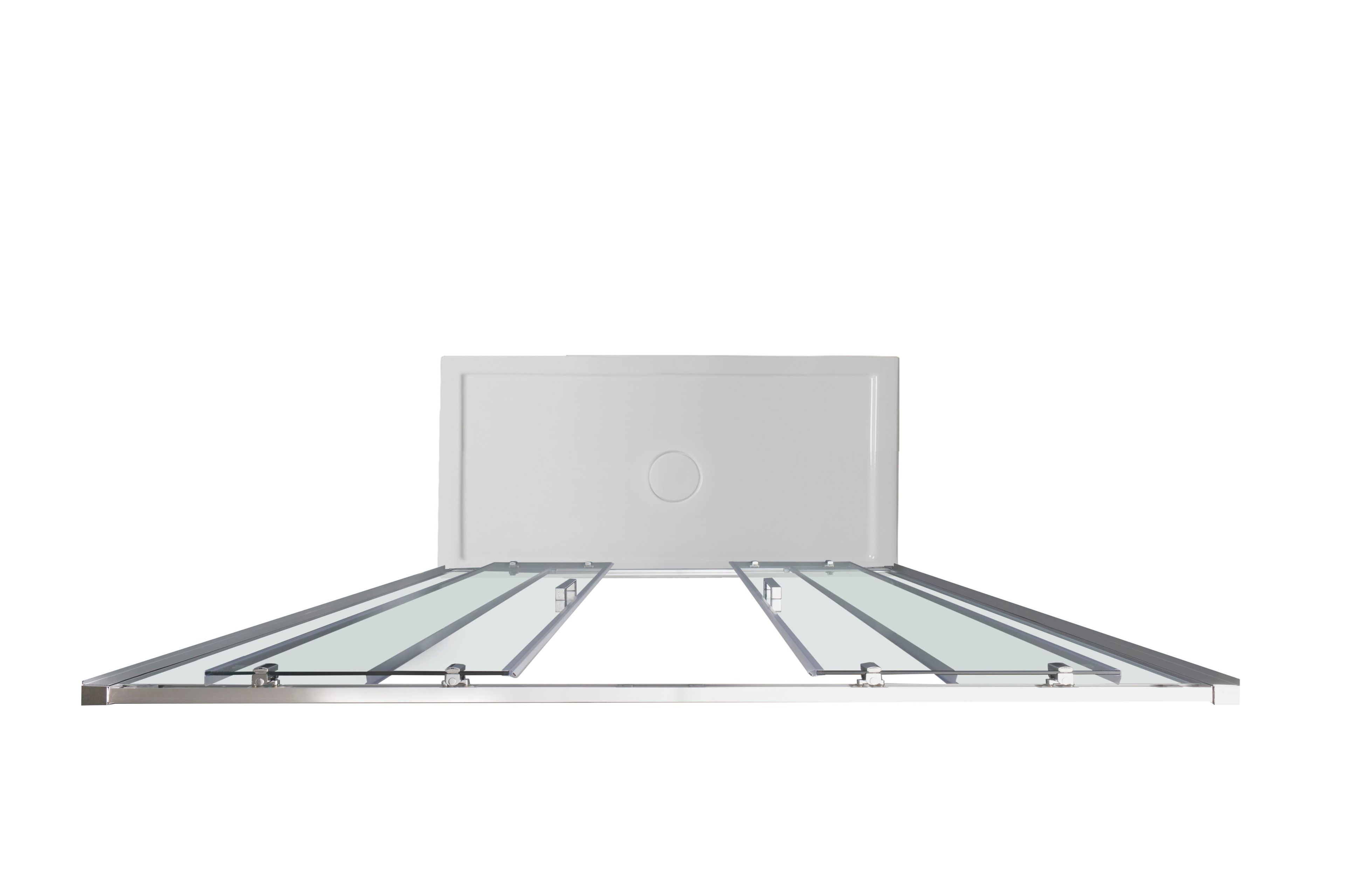 Алюминиевая и стеклянная нишевая душевая кабина TAMANACO FPSC57 ARCH-00126597 - Вид №4