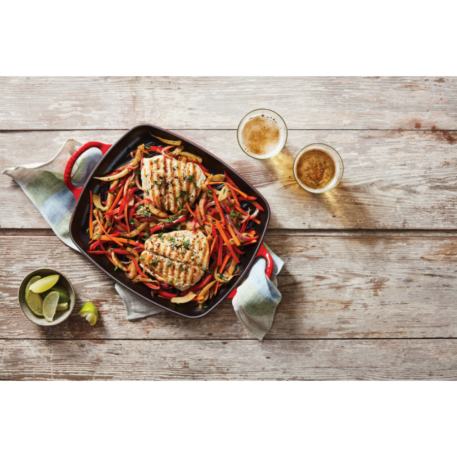 Сковорода-гриль чугунная Le Creuset, прямоугольная, 30 см, черная 20201300000422 - Вид №1