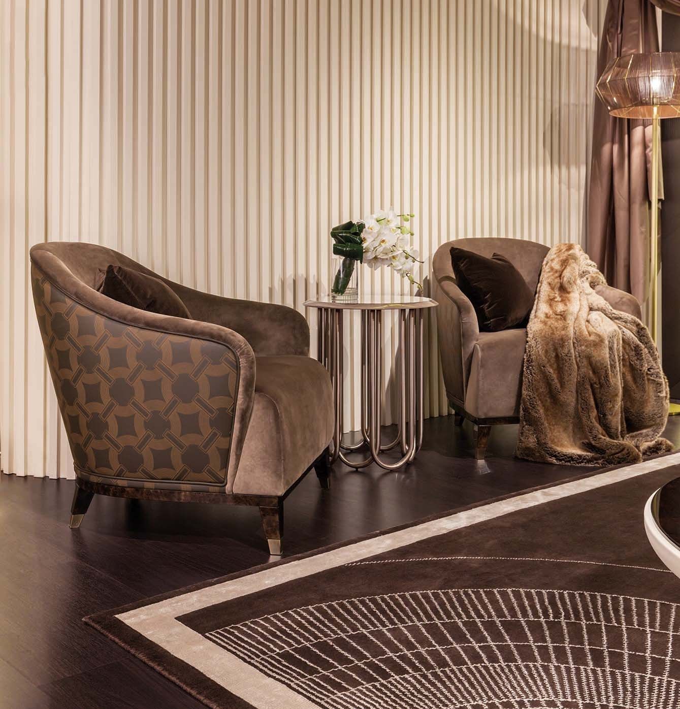 Мраморный круглый журнальный столик для контракта Turri AUDREY ARCH-00124917 - Вид №2