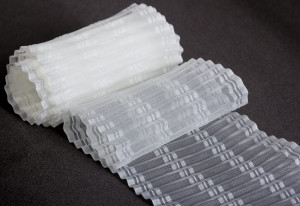 1с92В Лента капроновая 85 мм для бантов белый Gamma