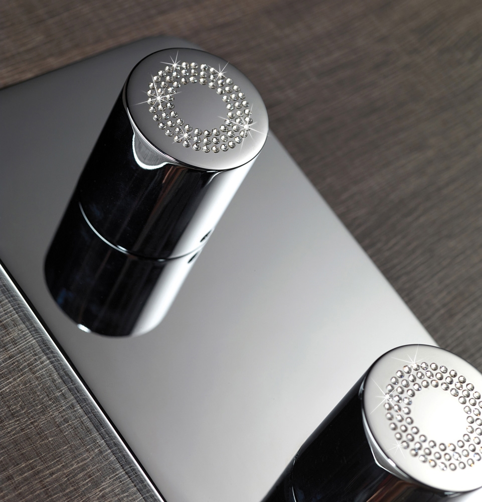 Z031204 + Z030203 000 Смеситель & запорный кран Oki 3 Outlets (with diverter) HP BOSSINI  - Вид №5