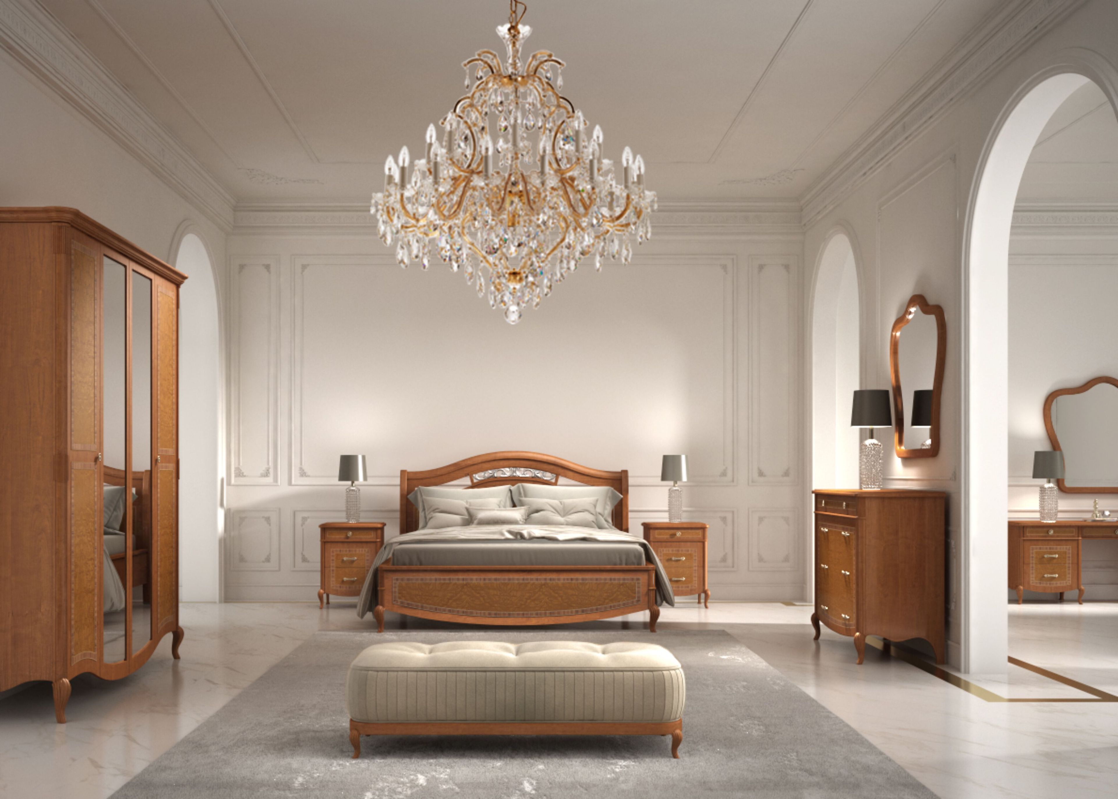 Деревянное зеркало с рамкой стены CASA +39 Prestige 2 ARCH-00148678 - Вид №2