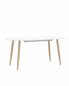 Стол обеденный раздвижной белый 160-220 см "Берген" STOOL GROUP  00-3958841 Белый