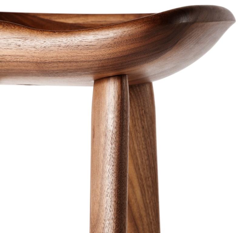 BassamFellows Низкий табурет из массива дерева Tractor Cb-21 - Вид №4