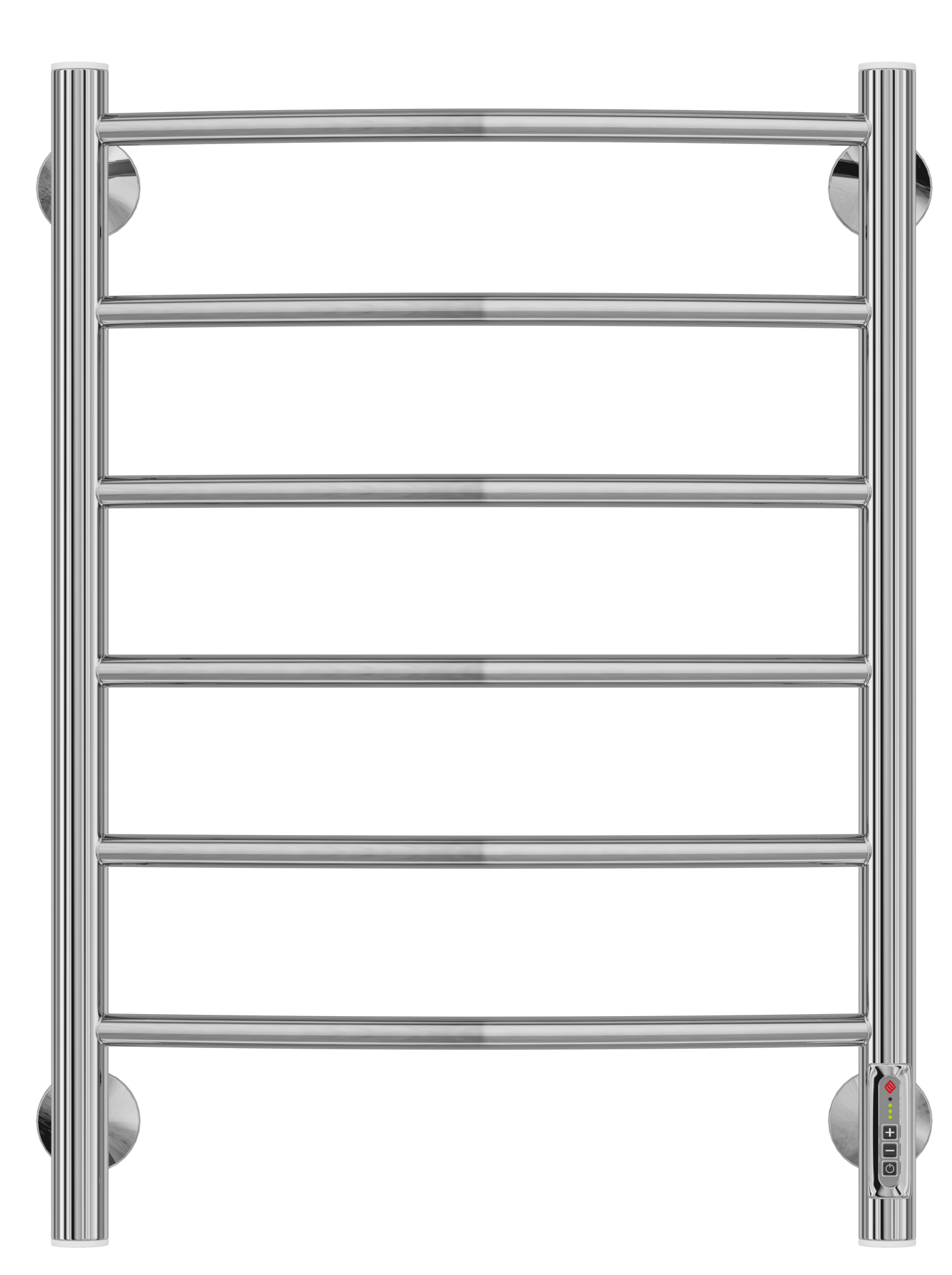 4660059580203 ЭЛЕКТРИКА Классик П6 450х650 электро ( new встроен диммер) Полотенцесушитель TERMINUS RAL 9005 матовый  - Вид №1
