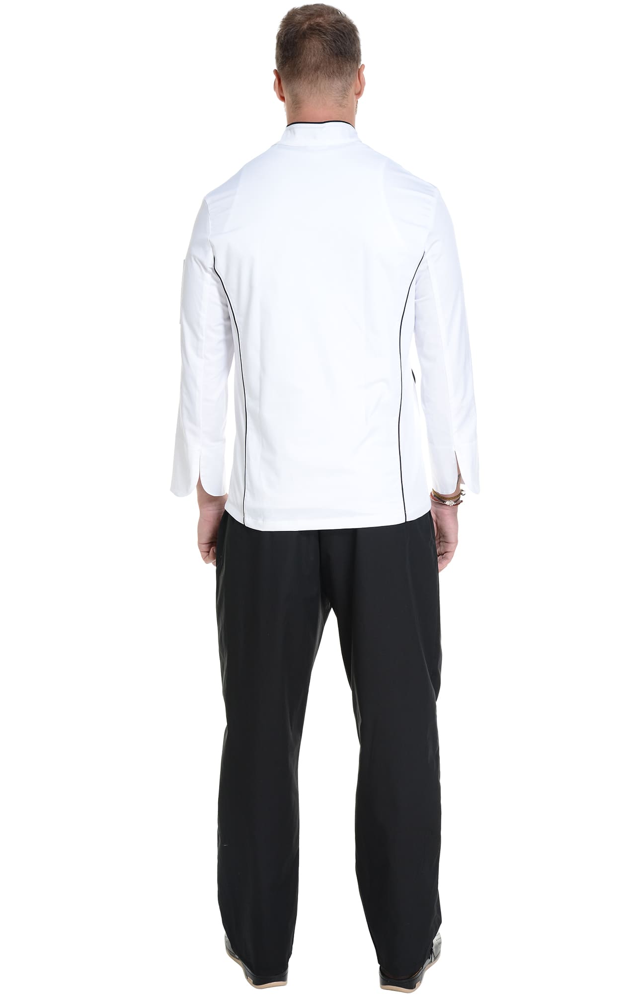 62611 Китель поварской white RICON  Одежда для поваров  размер 42 (XXS)  - Вид №8