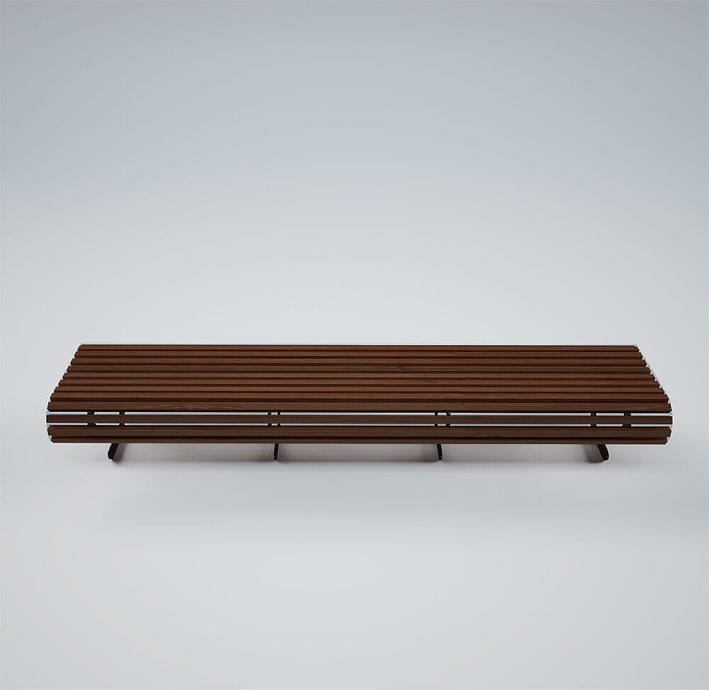 Деревянная скамья без спинки CITYSì AUDREY WOOD ARCH-00012796 - Вид №2