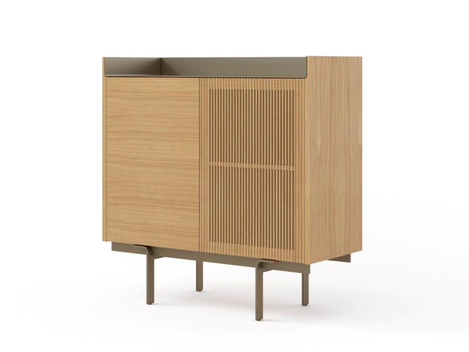 Деревянный шкаф с распашными дверцами Punt Stockholm ARCH-00065581 - Вид №3