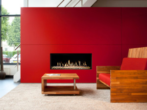 Настенный газовый камин