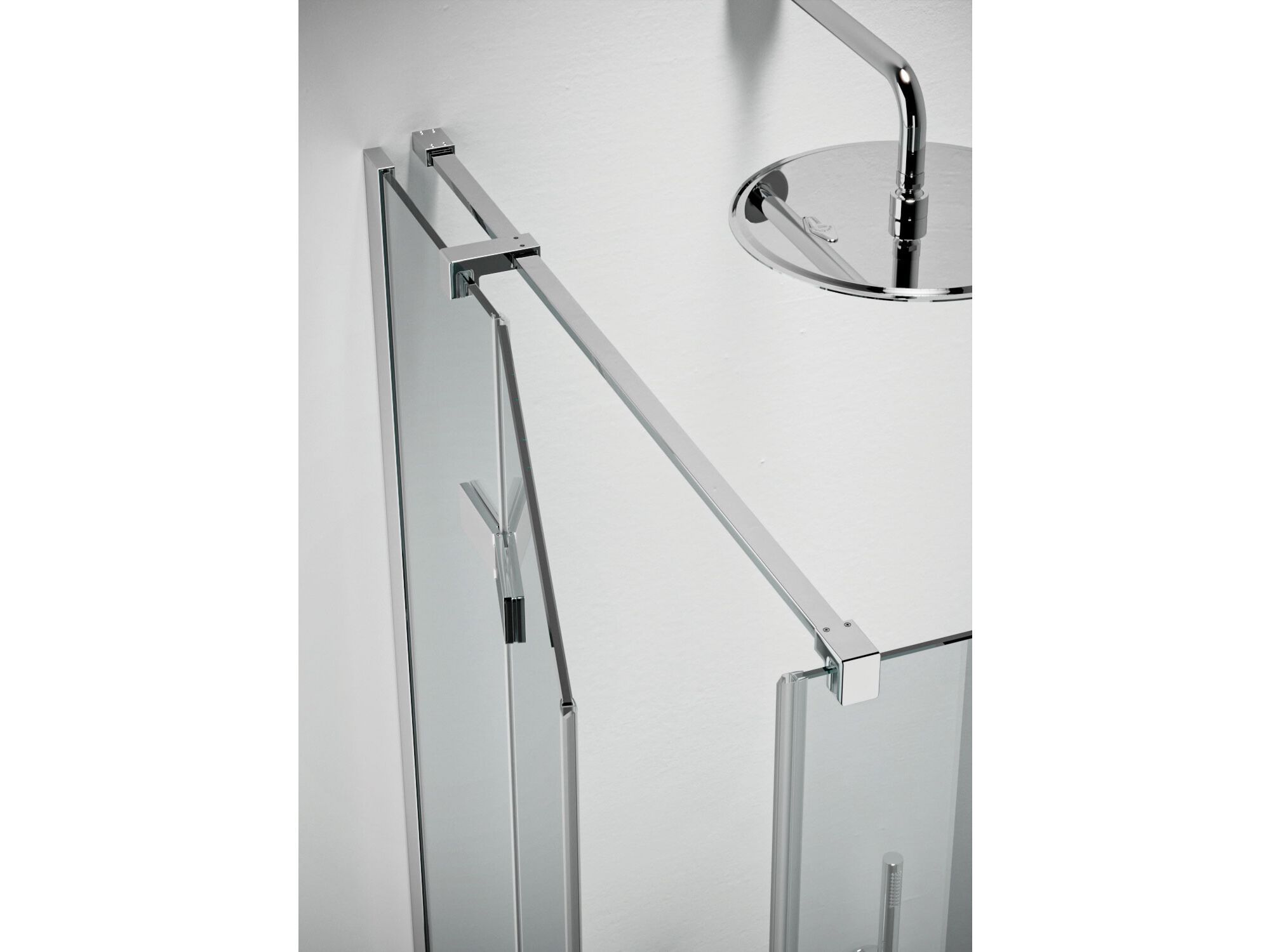 Угловая душевая кабина с распашной дверью Domus Falerii Domuspa ARCH-00003595 - Вид №2