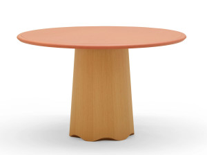 Круглый обеденный стол из ясеня