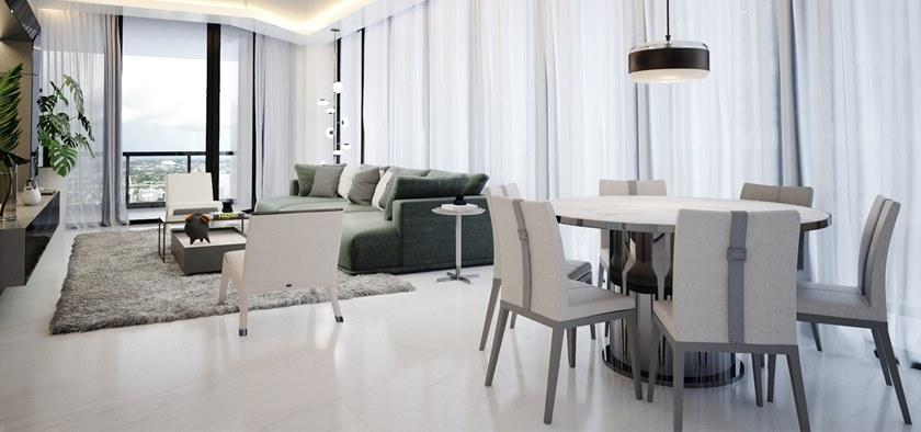 MORADA Круглый обеденный стол из каррарского мрамора Caliz Caliz royal dt - Вид №1