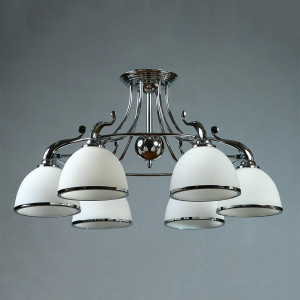 096561 Потолочный светильник Brizzi 6L MACB/006 хром Mantra 02401