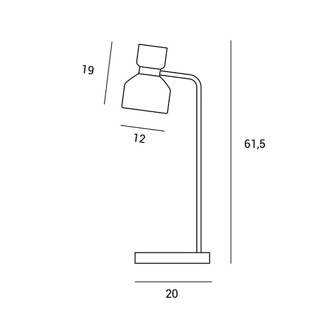 Miloox 1744.16 Настольная лампа FIFTY. - Вид №2