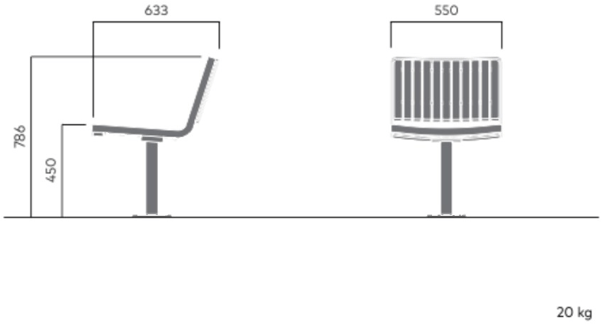 VESTRE Садовый стул из дерева Berlin sun-id-1479436 - Вид №4
