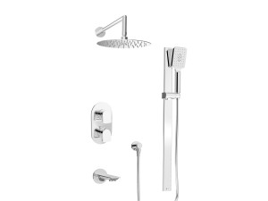 Набор термостатических встраиваемых ванн с ручным душем