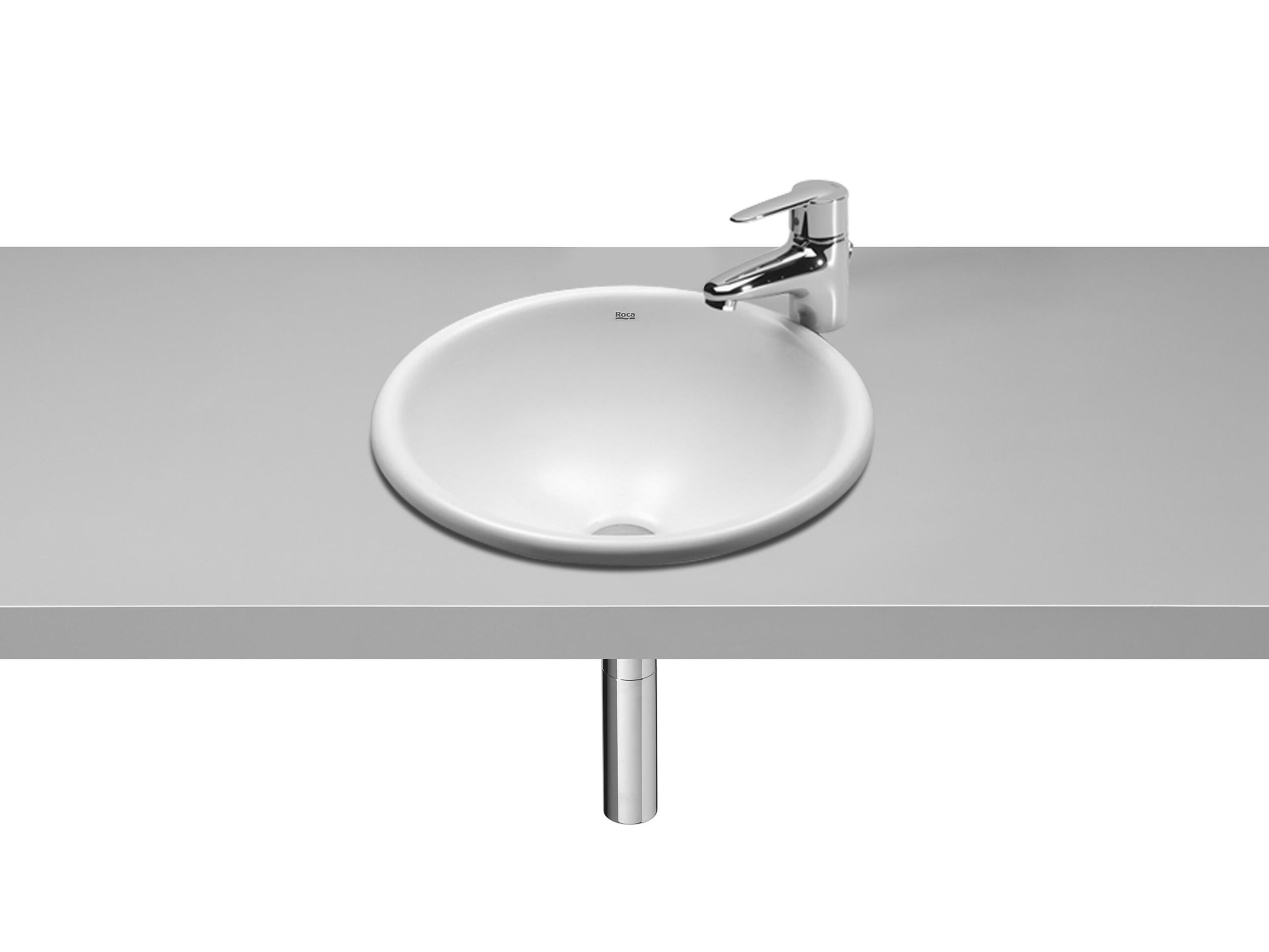 Утопленный круглый умывальник из фарфора Roca FORO 327880..0 ARCH-00148133