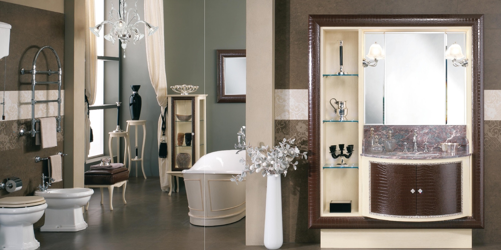 Полотенцесушитель электрический 90425 LINEATRE Scalda asciugaman - Вид №2