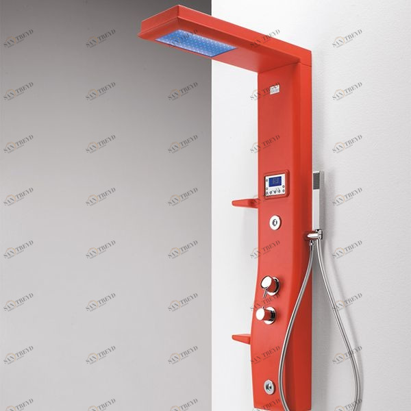 Душевая колонна Etoile Red 125 см с хромотерапией 4ETA6N0R Gruppo Geromin