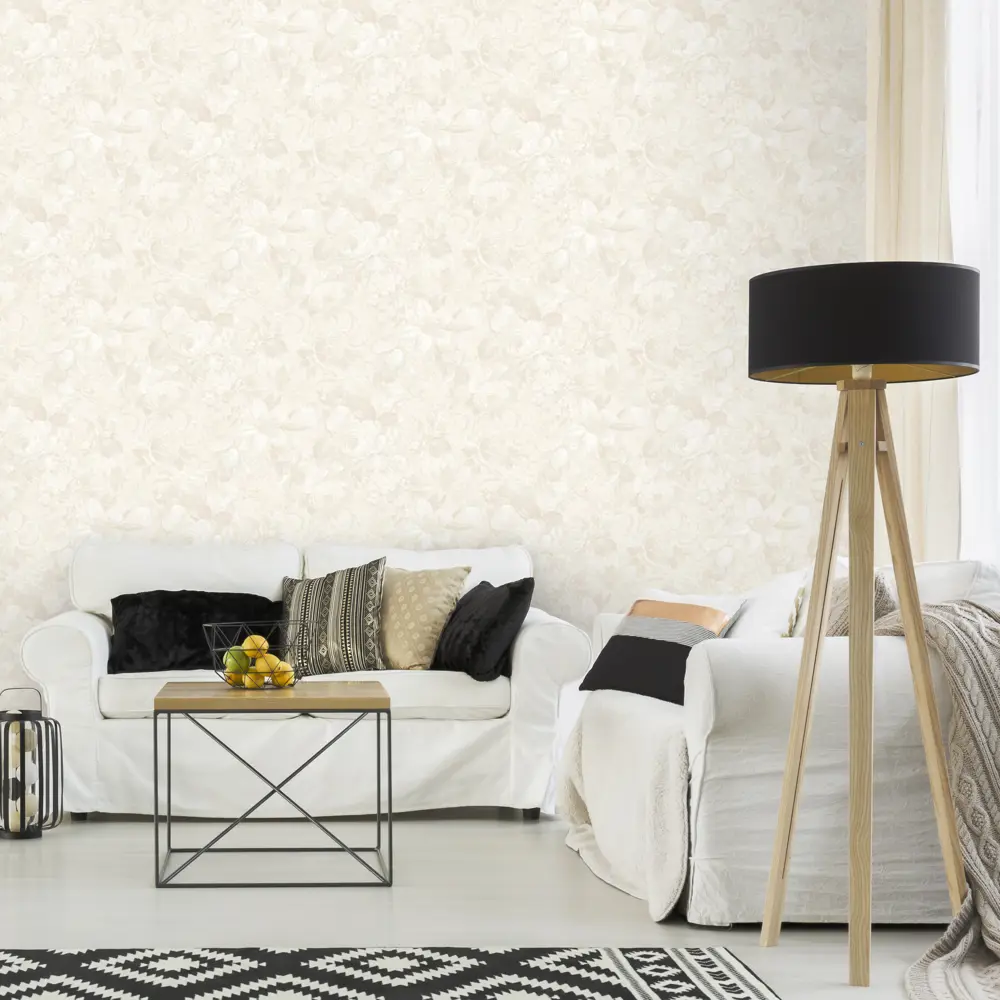 Обои флизелиновые Ateliero Amore Mio бежевые 1.06 м 889292 STLM-2007783 - Вид №2