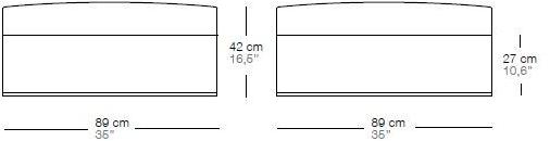 Bivaq Квадратный тканевый садовый пуф Mood xl sun-id-1375636 - Вид №3