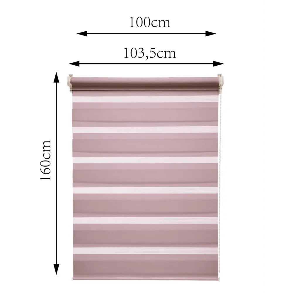 INSPIRE Peter - Рулонная штора день-ночь сиреневая 100×160 см 85225652 STLM-0060086 - Вид №2