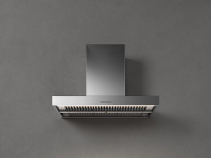 Настенный вытяжной шкаф из нержавеющей стали со встроенным освещением