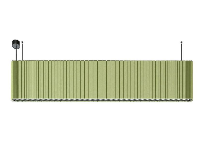 Рециркулированный пластичный акустический подвесной светильник IMPACT ACOUSTIC® SENSA ARCH-00101553